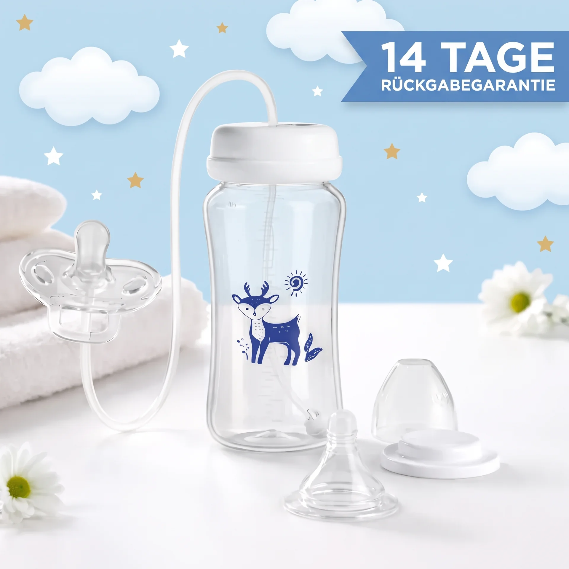 Nuvi Babyflasche Set mit 14 Tage Rückgabegarantie
